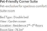 Pet Friendly Corner Suite