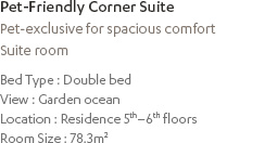 Pet Friendly Corner Suite