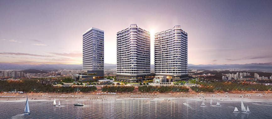A lifestyle resort that exudes the charm of changing seasons in Gangneung with modern touch