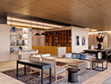 Cultural complex space combining a comfortable lounge and an emotional art gallery