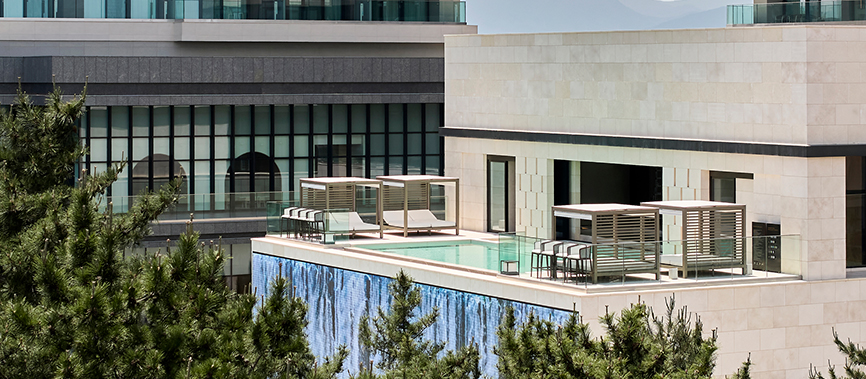 독립된 공간에서의 낭만적인 휴식