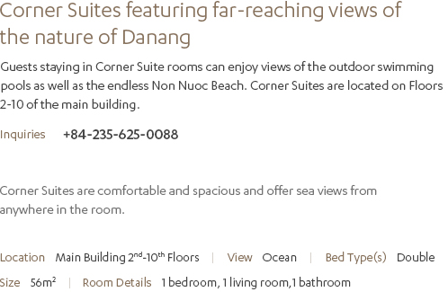 Corner Suite Description