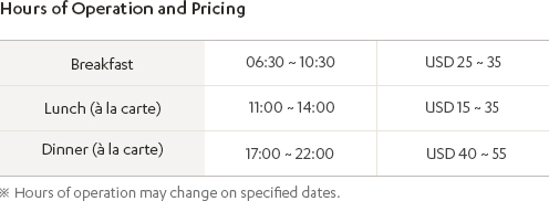 Hours of Operation & Rates