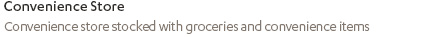 Convenience Store
