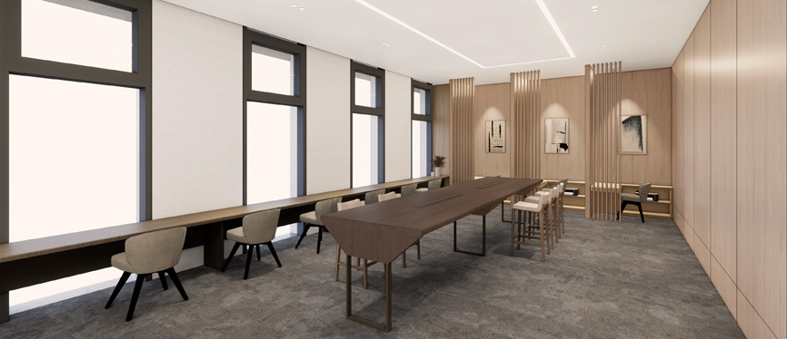 Library & Business Corner Image