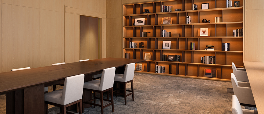 Library & Business Corner Image