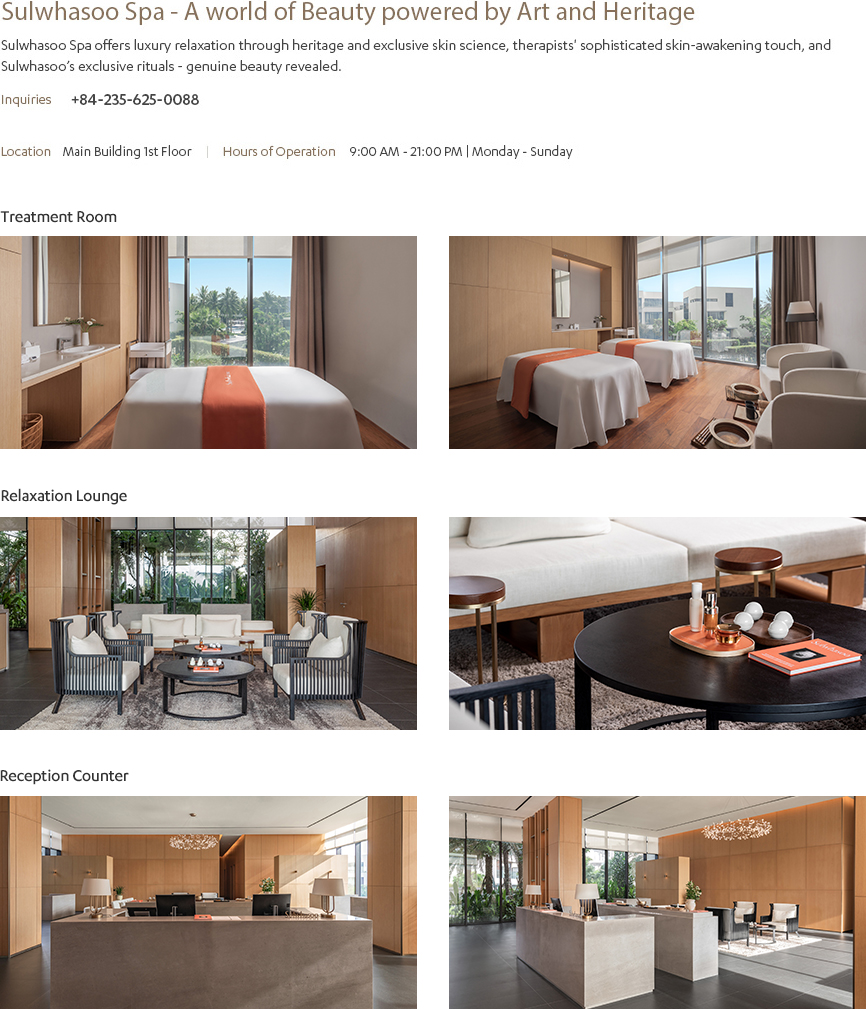Sulwhasoo Spa description