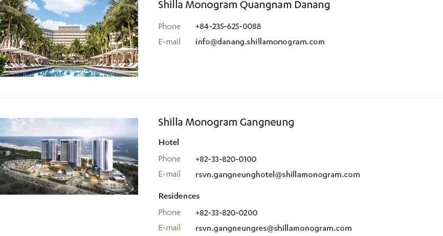 Contact Us detail (Under reference)