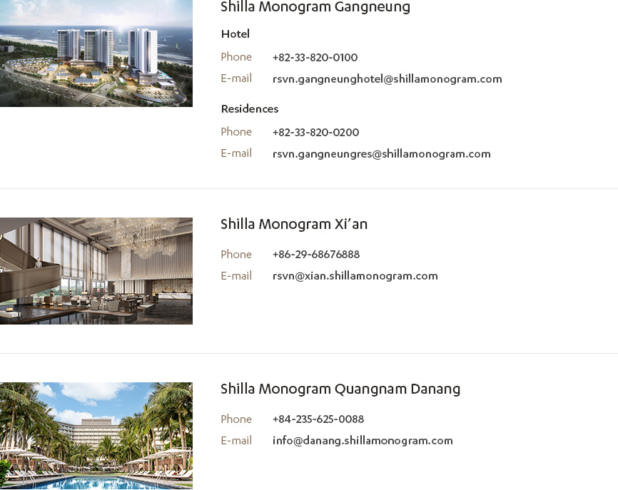 Contact Us detail (Under reference)