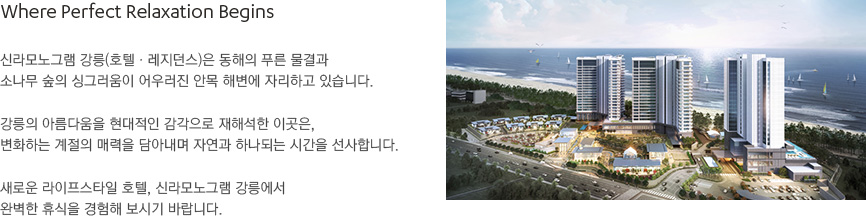 신라모노그램 강릉 소개(하단 내용 참조)