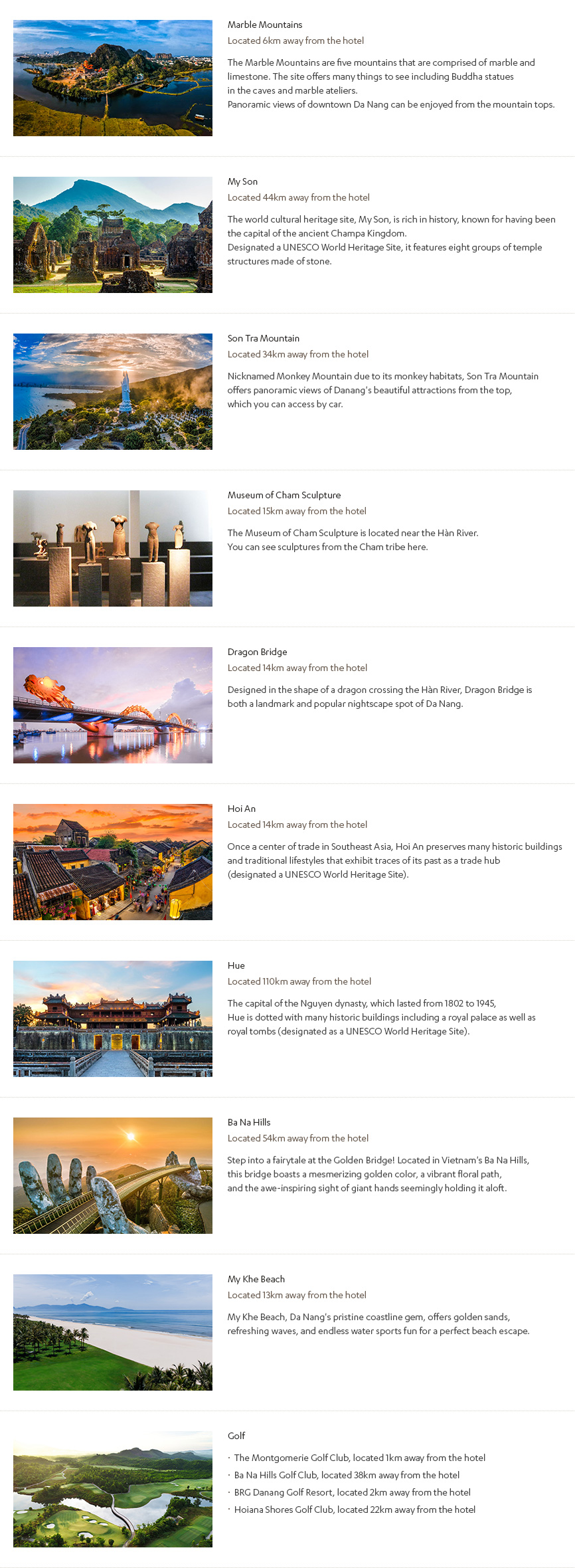 Tourist Attractions (Under reference)