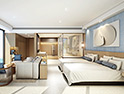 <p>Spacious guestrooms with a relaxing ambience</p>