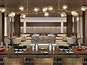 <p>A modern restaurant with a natural vibe</p>