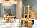 <p>A space where child guests can play freely</p>