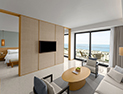 <p>Guestrooms with panoramic ocean views</p>