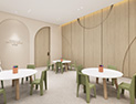 A safe and clean play space where young guests can freely enjoy themselves