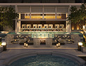 Comfortable and leisurely outdoor swimming pool