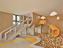 A safe and clean play space where young guests can freely enjoy themselves