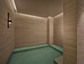 全身の疲れが取れる屋内サウナ