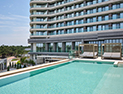 Comfortable and leisurely outdoor swimming pool