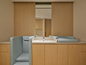 Nursing space for guests with infants