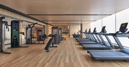 Indoor fitness center